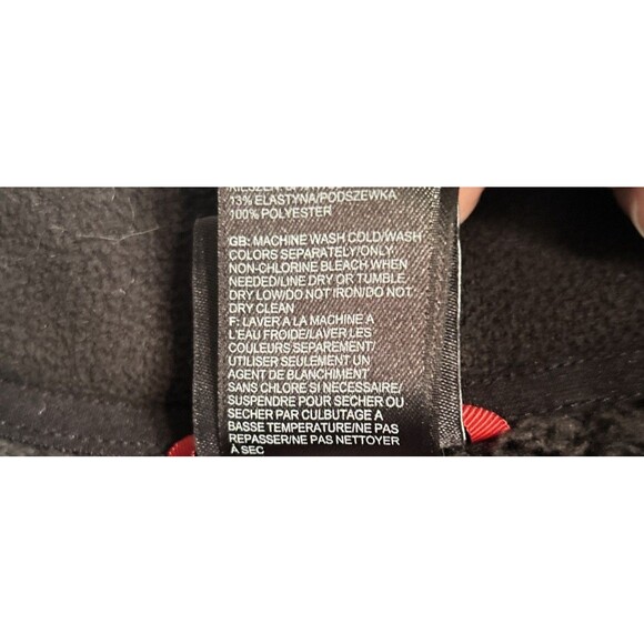 The North Face Mens Chimborazo A33X Black Full Zip Fleece Jacket Size L - Picture 9 of 11